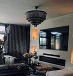 Luxe 5-laags Kroonluchter, Huis en Inrichting, Lampen | Hanglampen, Ophalen of Verzenden, Zo goed als nieuw, Glas, 50 tot 75 cm