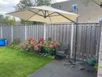 Crème Zweefparasol 2-2,5m, Ophalen, Gebruikt, Kantelbaar, 2 tot 3 meter