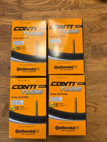 4 Nieuwe Continental Binnenbanden Cross 28 beschikbaar voor biedingen