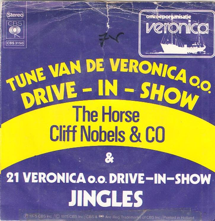 the horse cliff nobles & co - tune veronica / jingles, Cd's en Dvd's, Vinyl Singles, Single, Pop, 7 inch, Ophalen of Verzenden