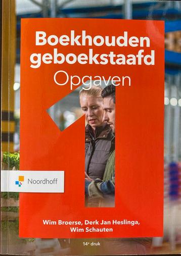 Boekhouden geboekstaafd Opgaven - Wim Broerse beschikbaar voor biedingen