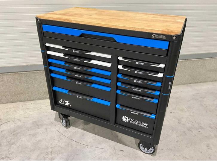 Stahlgruppe SG22 / Gereedschapswagen / Gevuld, Doe-het-zelf en Verbouw, Gereedschapskisten, Nieuw, Ophalen