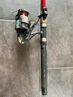Vishengel Fighter Pro met Dam Molen, Watersport en Boten, Hengelsport | Karpervissen, Ophalen of Verzenden, Gebruikt, Complete set