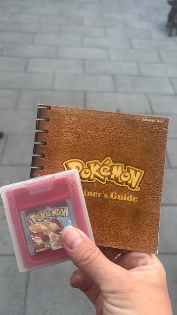 Rode versie pokemon gameboy spel beschikbaar voor biedingen
