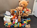 Speelgoed pakket: puzzel, treintjes, loopfiets, knuffels, Ophalen, Zo goed als nieuw, Overige typen