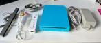 Nintendo Wii Blue Model, Ophalen of Verzenden, Gebruikt, Met 1 controller