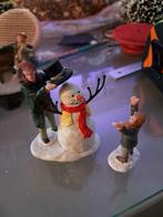 Kerstdorp tafereel: Sneeuwpop maken, Ophalen of Verzenden