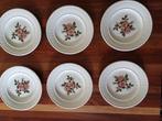 Briar rose wedgwood 6 gebaksbordjes €20, Ophalen, Zo goed als nieuw, Porselein, Kop en/of schotel