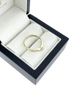 14 Karaat Gouden Solitair Ring Cubic Zirkonia, -, -, Ophalen of Verzenden, Zo goed als nieuw