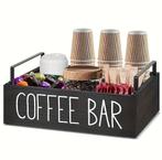 Koffie Bar Organizer - Houten Koffiehouder, Ophalen of Verzenden, Nieuw