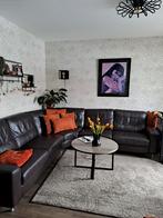 Montel leren hoekbank, Ophalen, Gebruikt, Leer