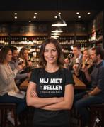 Mij niet bellen, tenzij je wijn hebt ;-), Kleding | Dames, T-shirts, Verzenden, Zwart, Maat 46/48 (XL) of groter, Nieuw