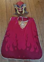 Raveleijn helm met masker + rode cape Efteling, Kinderen en Baby's, Carnavalskleding en Verkleedspullen, Ophalen of Verzenden