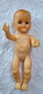 Oud popje van rubber (ratti), Verzamelen, Poppen, Ophalen of Verzenden, Gebruikt, Pop