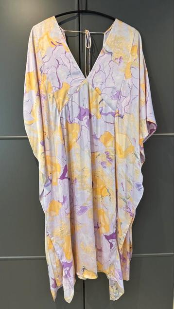 H&M design jurk paars lila geel mt L zgan beschikbaar voor biedingen