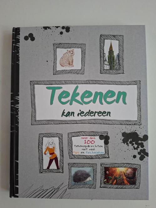Tekenen kan iedereen - Leer Tekenen Boek, Boeken, Hobby en Vrije tijd, Zo goed als nieuw, Tekenen en Schilderen, Geschikt voor kinderen
