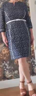 Vintage stijl jurk 40 blauw wit stippen nieuw retro, Maat 38/40 (M), Blauw, Nieuw, Ophalen of Verzenden
