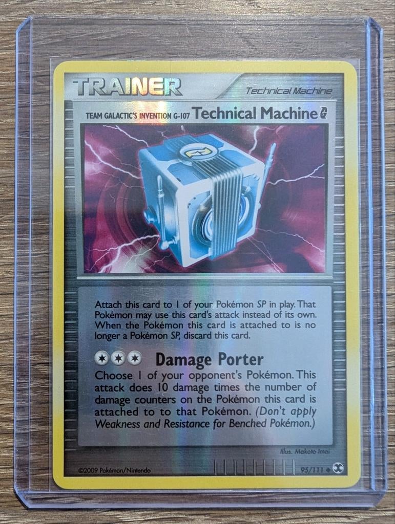 Team Galactic's Invention G-107 Technical Machine G 95/111, Ophalen of Verzenden, Zo goed als nieuw, Losse kaart, Foil