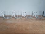 4 Theeglazen Pickwick Douwe Egberts, Glas of Glazen, Gebruikt, Ophalen of Verzenden, Glas