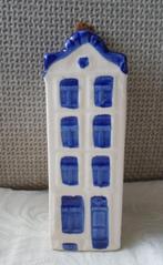 Delfts Blauw keramiek drankflesje /gevelhuis/grachtenpand, Antiek en Kunst, Ophalen of Verzenden