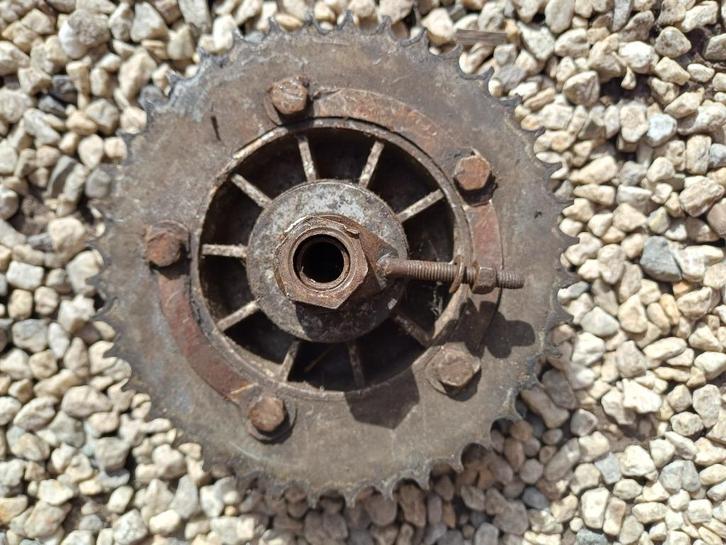 Achter wiel tandwiel meenemer gebruikt oldtimer, Fietsen en Brommers, Brommeronderdelen | Oldtimers, Gebruikt, Overige merken