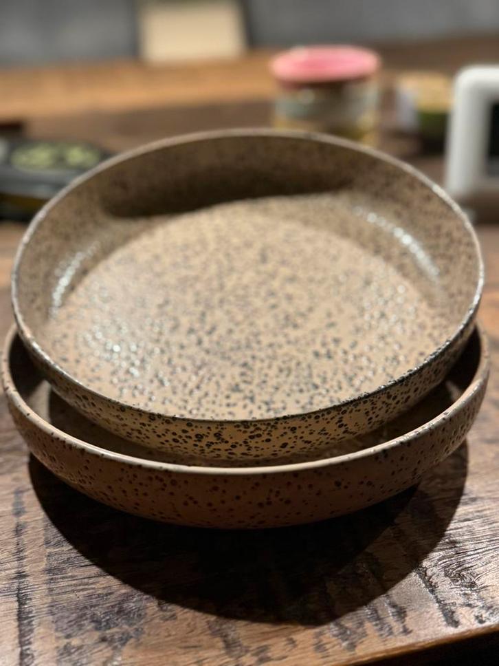 HKliving Gradient Borden - Set van 2, Huis en Inrichting, Keuken | Servies, Zo goed als nieuw, Bord(en), Overige stijlen, Keramiek