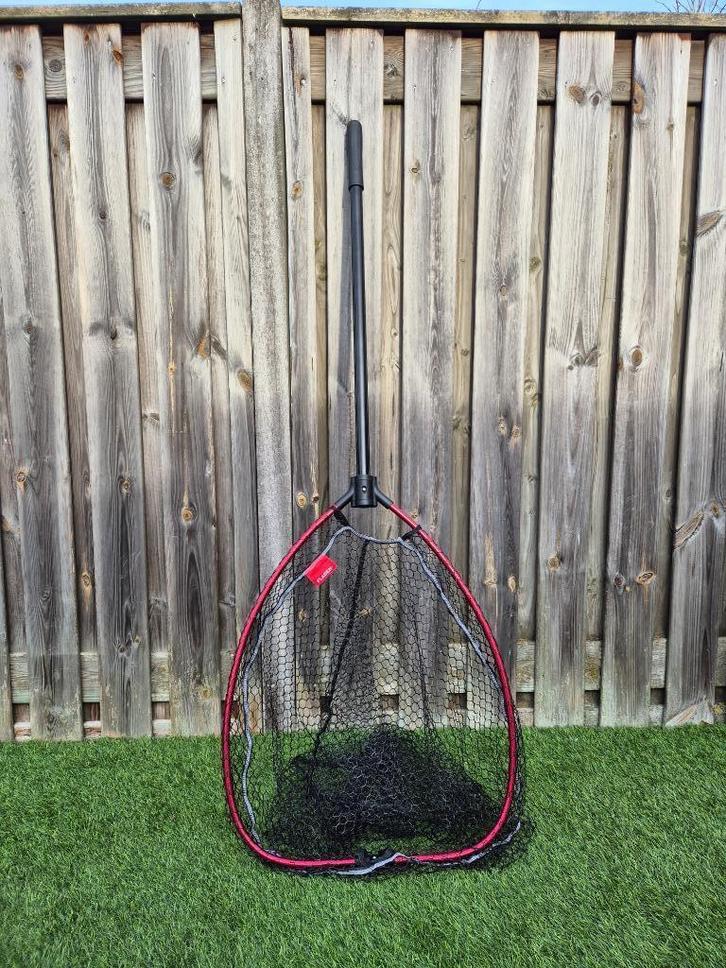 Schepnet rubber nieuwstaat zie omschrijving., Watersport en Boten, Hengelsport | Roofvissen, Zo goed als nieuw, Net of Fuik, Ophalen