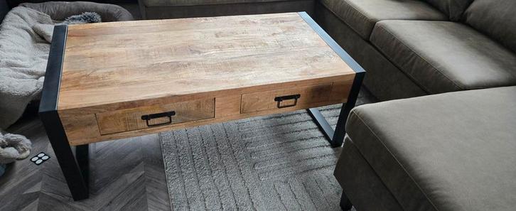 Nieuwe Salontafel met Lades - 120x60.5cm, Huis en Inrichting, Tafels | Salontafels, Ophalen