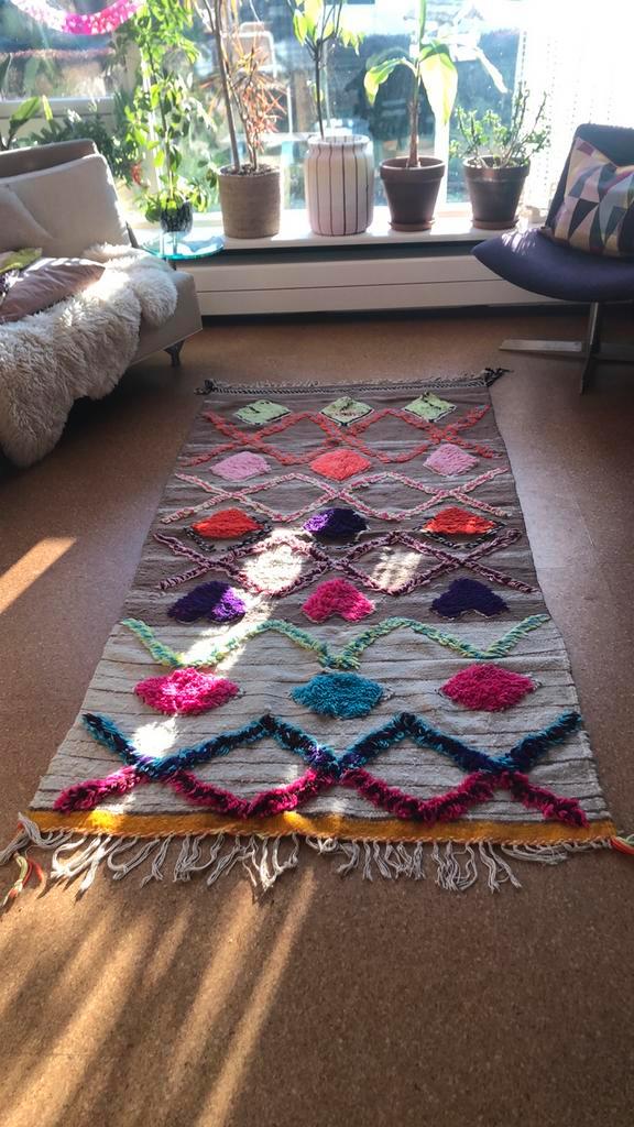 Authentiek Marokkaanse Kleed, Huis en Inrichting, Stoffering | Tapijten en Kleden, Gebruikt, 100 tot 150 cm, 150 tot 200 cm, Rechthoekig