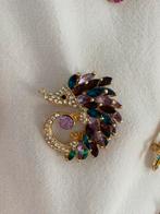 Broche egel, Sieraden, Tassen en Uiterlijk, Broches, Verzenden, Zo goed als nieuw, Bruin, Overige materialen