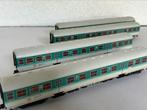 4X Fleischmann 5144K H0 Personenrijtuig 1e/2e klasse DB, Hobby en Vrije tijd, Modeltreinen | H0, Gebruikt, Gelijkstroom, Fleischmann
