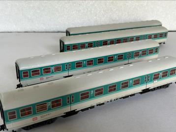 4X Fleischmann 5144K H0 Personenrijtuig 1e/2e klasse DB beschikbaar voor biedingen