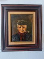 Schilderij boer met een pijp, Antiek en Kunst, Kunst | Schilderijen | Klassiek, Ophalen of Verzenden
