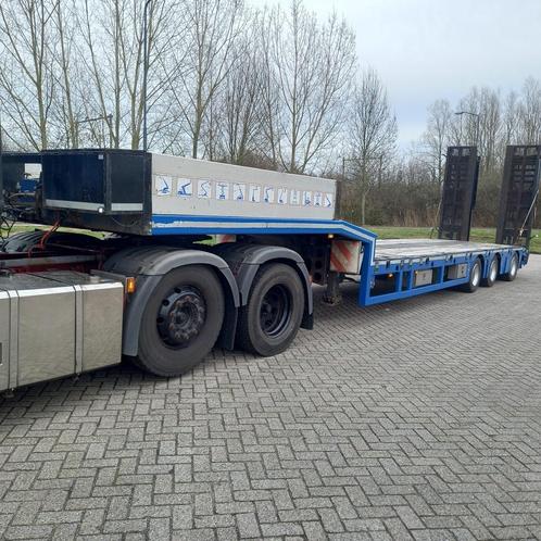 KAESSBOHRER LB3E Semi-Dieplader (BJ 2010) with ramps, Auto's, Vrachtwagens, Bedrijf, Te koop, ABS, Airconditioning, Centrale vergrendeling