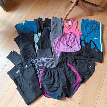 Pakket sportkleding maat S, nike, Adidas, puma, etc beschikbaar voor biedingen