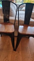 Industriële eetkamerstoelen, Huis en Inrichting, Stoelen, Ophalen, Twee