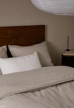Dekbedset van gewassen katoen H&M - 200x200 80x80 lichtbeige, Huis en Inrichting, Verzenden, Eenpersoons, Dekbedovertrek