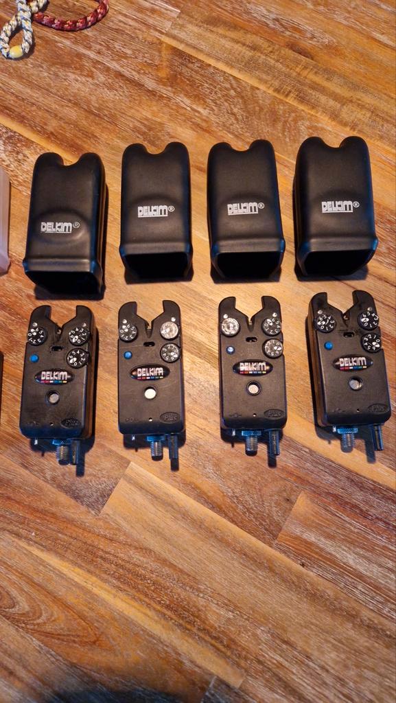 Delkim TXI +  4+1 set blauw, Watersport en Boten, Hengelsport | Karpervissen, Gebruikt, Complete set, Ophalen