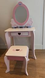 Roze houten kaptafel, Kinderen en Baby's, Speelgoed | Houten speelgoed, Ophalen, Zo goed als nieuw, Overige typen