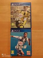 FIFA 17 & FIFA 19 - PS4, Spelcomputers en Games, Ophalen of Verzenden, Zo goed als nieuw, Simulatie, Vanaf 3 jaar