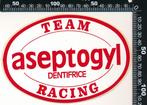 Sticker: Team Aseptogyl Dentifrice Racing, Ophalen of Verzenden, Zo goed als nieuw, Auto of Motor