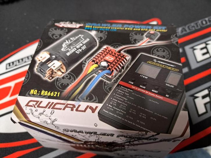 Hobbywing 1080 crawler scaler ESC + 35T motor., Hobby en Vrije tijd, Modelbouw | Radiografisch | Auto's, Nieuw, Onderdeel, Overige schalen