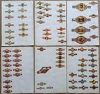 261 sigarenbandjes, opgeplakt, verzameling rond 1970, Verzamelen, Ophalen, Gebruikt, Sigarenbandjes