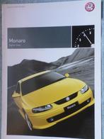 Opel Monaro V8 5.7 Brochure, Ophalen of Verzenden, Zo goed als nieuw, Opel