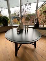 Ronde Ikea salontafel kleur zwart, Ophalen, Gebruikt, 50 tot 100 cm, Rond