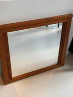 Vintage wooden art deco mirror, Huis en Inrichting, Woonaccessoires | Spiegels, Ophalen, Minder dan 50 cm, Zo goed als nieuw, Minder dan 100 cm