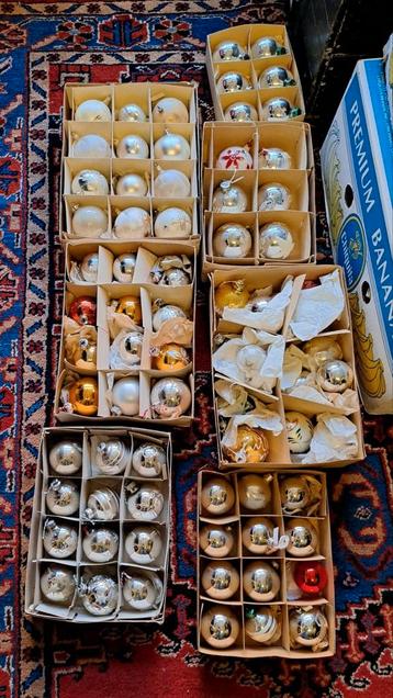 Kerstballen ruim 1000 vintage glazen kerst  beschikbaar voor biedingen