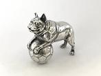 Zilveren Franse Bull  miniatuur., Ophalen of Verzenden, Zilver