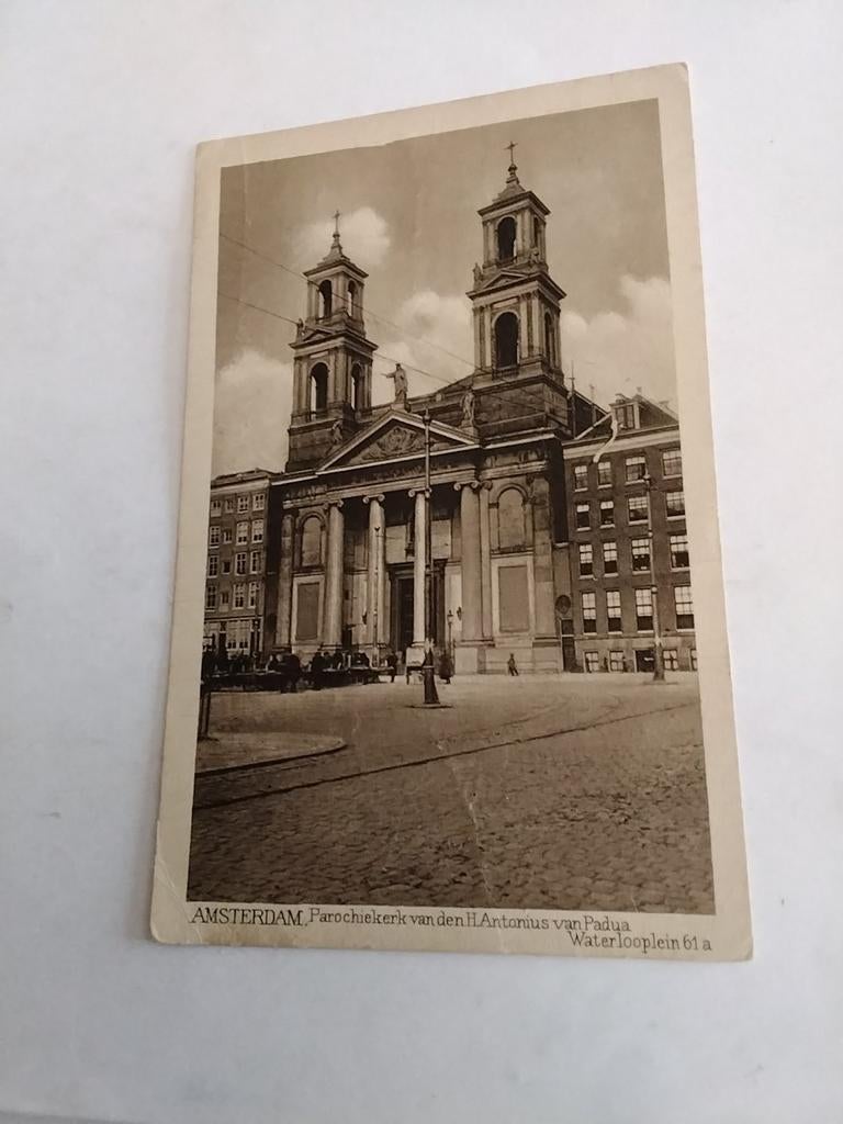 AMSTERDAM   PAROCHIEKERK  VAN H. ANTONIUS VAN PADUA, Ophalen of Verzenden, Voor 1920, Noord-Holland