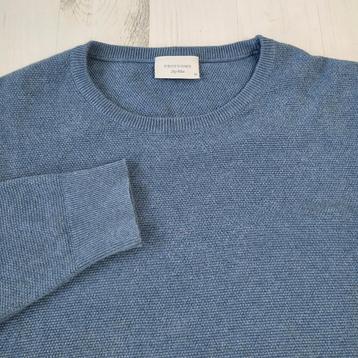 Profuomo heren trui M licht blauw sky blue ronde hals beschikbaar voor biedingen